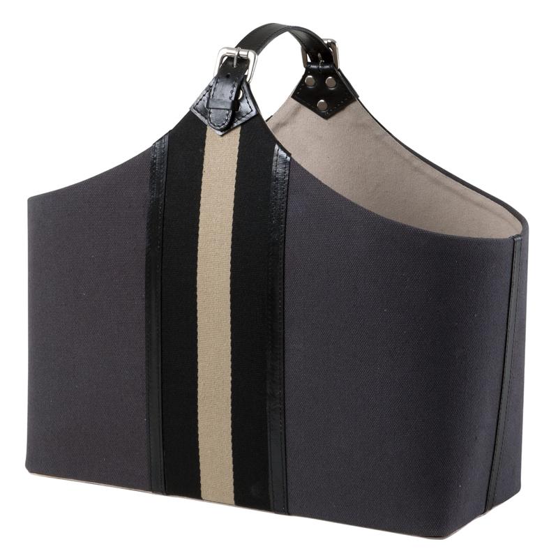 Газетница Eichholtz Bag Goldwynn Серый Черный Бежево-серый Газетница Eichholtz Bag Goldwynn Серый Черный Бежево-серый в Твери | Loft Concept