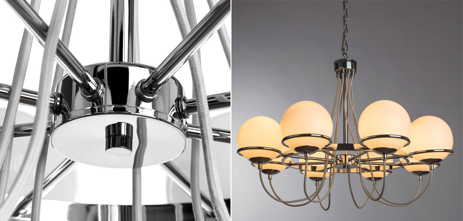 Люстра Melissa Chandelier Chromium Люстра Melissa Chandelier Chromium - Loft-Concept в Твери