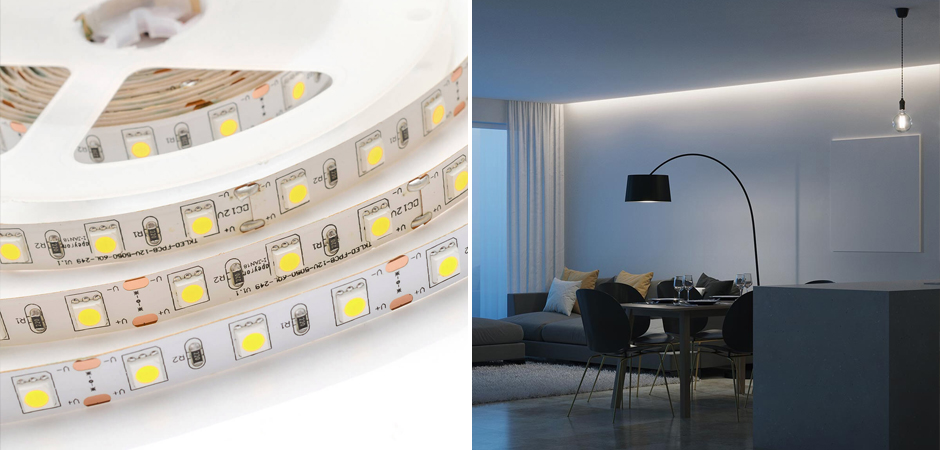 Светодиодная лента 60LED/m 5050SMD холодный белый 5M Светодиодная лента 60LED/m 5050SMD холодный белый 5M - Loft-Concept в Твери