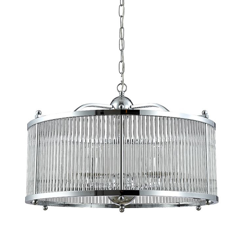 Люстра Gorden Chrome Chandelier Прозрачное Стекло Хром Люстра Gorden Chrome Chandelier Прозрачное Стекло Хром в Твери | Loft Concept