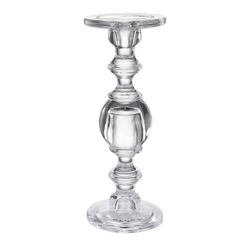Подсвечник Glass Candlestick I Прозрачное Стекло Подсвечник Glass Candlestick I Прозрачное Стекло в Твери | Loft Concept