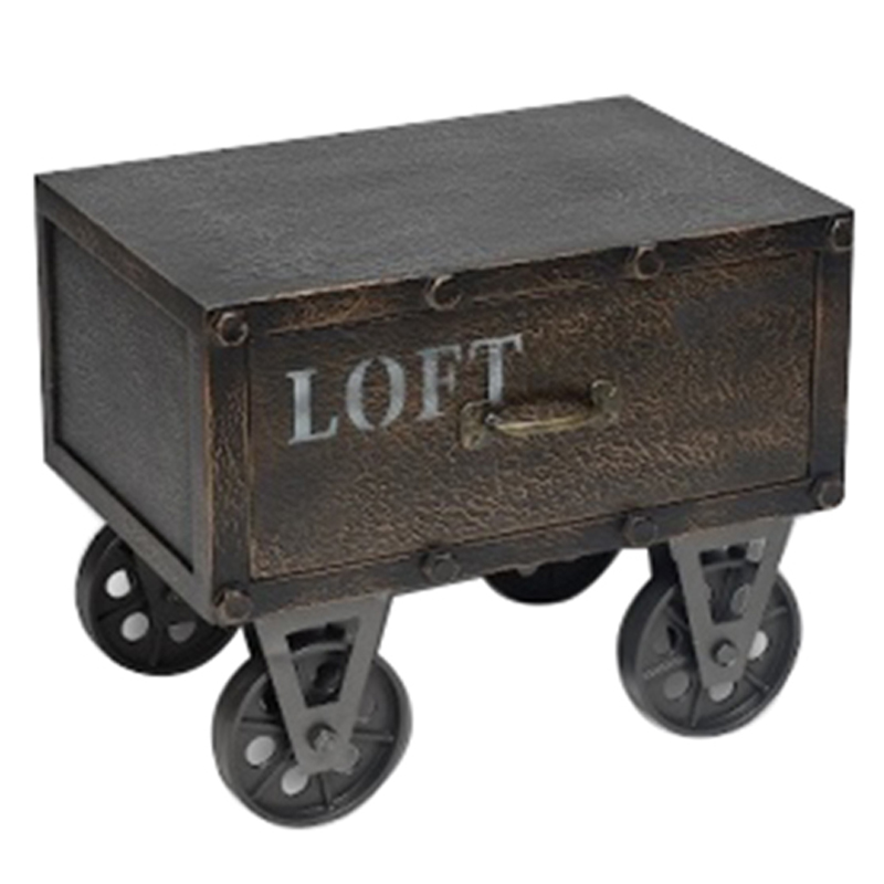 Приставной Стол Trolley Коричневый Приставной Стол Trolley Коричневый в Твери | Loft Concept