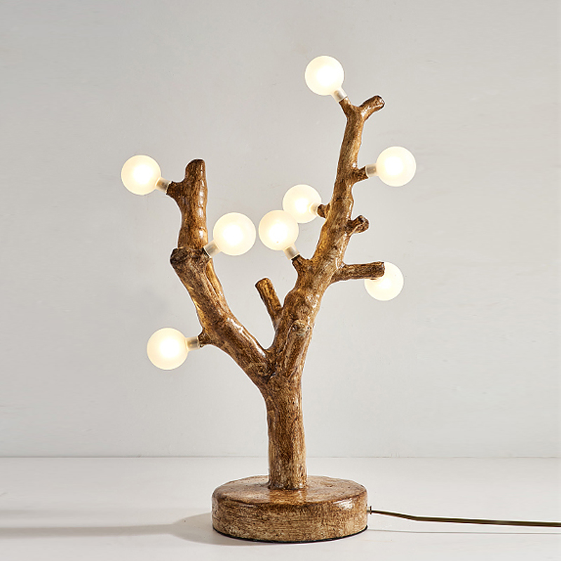 Настольная лампа Tree branch Table Lamp Коричневый Белый Настольная лампа Tree branch Table Lamp Коричневый Белый в Твери | Loft Concept
