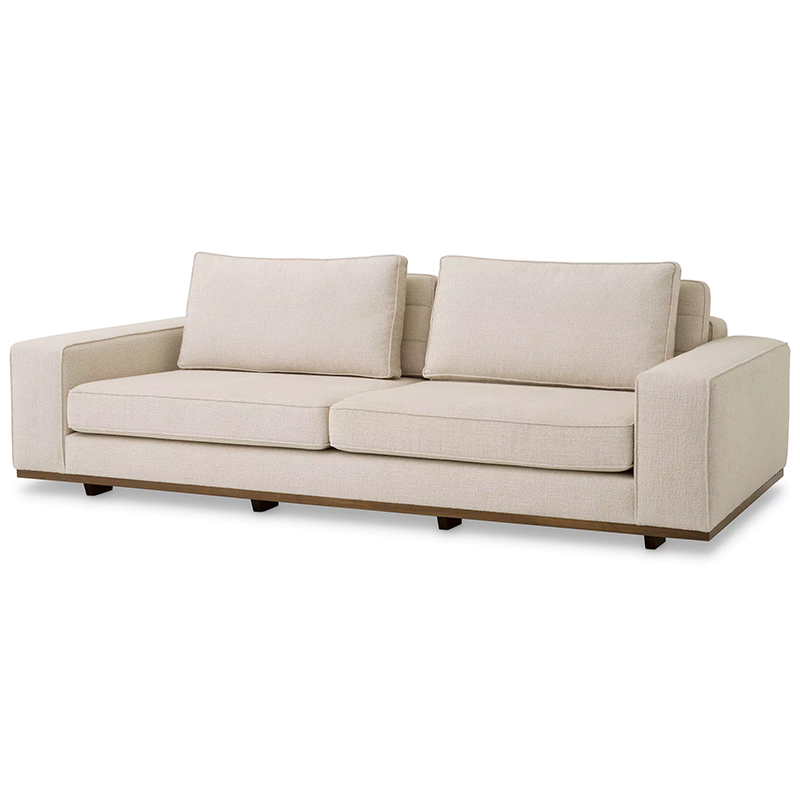 Диван Eichholtz Sofa Aurora S Бежевый Коричневый в Твери | Loft Concept 
