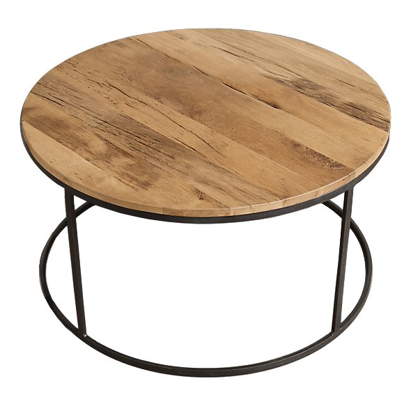 Стол Loft Wooden Round Белый дуб Стол Loft Wooden Round Белый дуб в Твери | Loft Concept