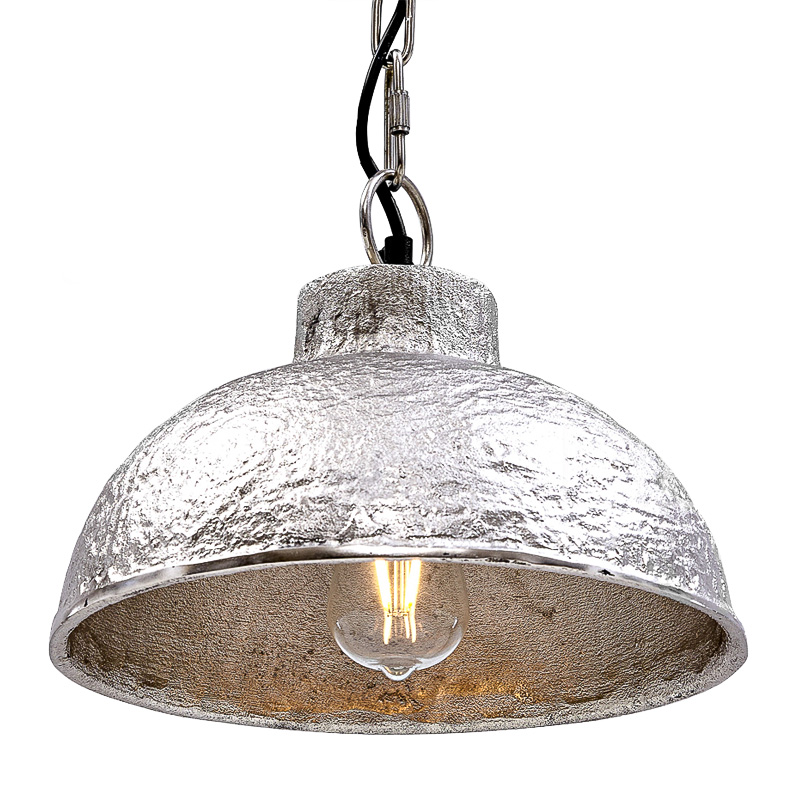 Подвесной светильник Rough Silver Pendant II Серебряный Подвесной светильник Rough Silver Pendant II Серебряный в Твери | Loft Concept