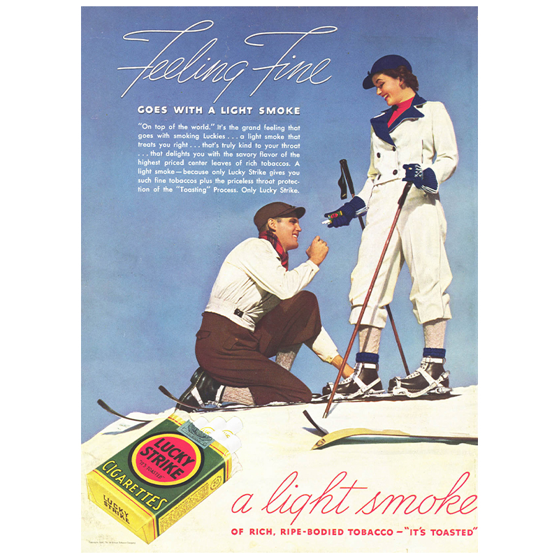 Постер Lucky Strike Feeling Fine Постер Lucky Strike Feeling Fine в Твери | Loft Concept