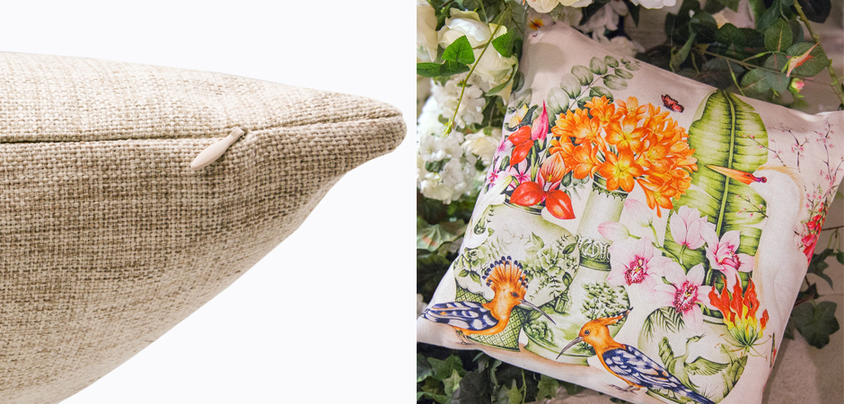 Декоративная подушка Hoopoes and Flowers Pillow Декоративная подушка Hoopoes and Flowers Pillow - Loft-Concept в Твери