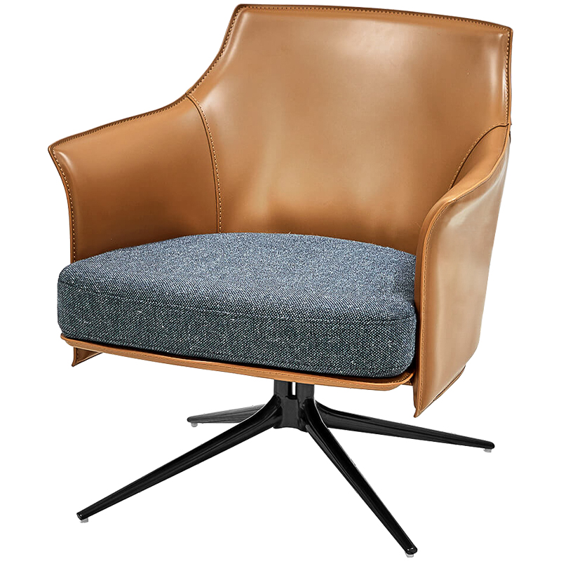 Кресло Badru Chair Серый Черный Карамель Кресло Badru Chair Серый Черный Карамель в Твери | Loft Concept