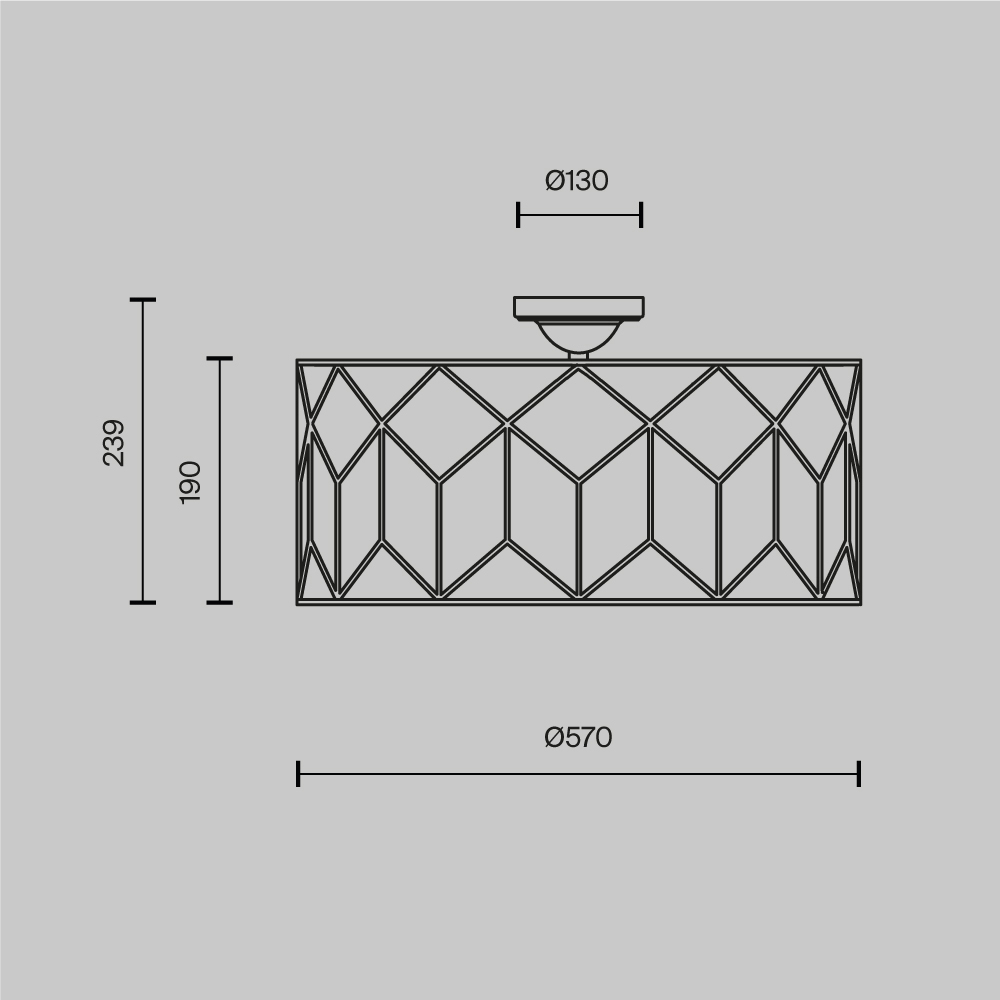Потолочный светильник Messina Е27 в Твери