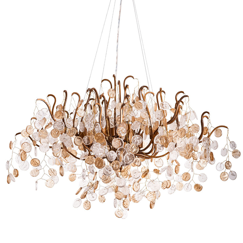 Люстра FAIRYTREE Chandelier Amber Pendants 100 Бронза Прозрачное Стекло Люстра FAIRYTREE Chandelier Amber Pendants 100 Бронза Прозрачное Стекло в Твери | Loft Concept