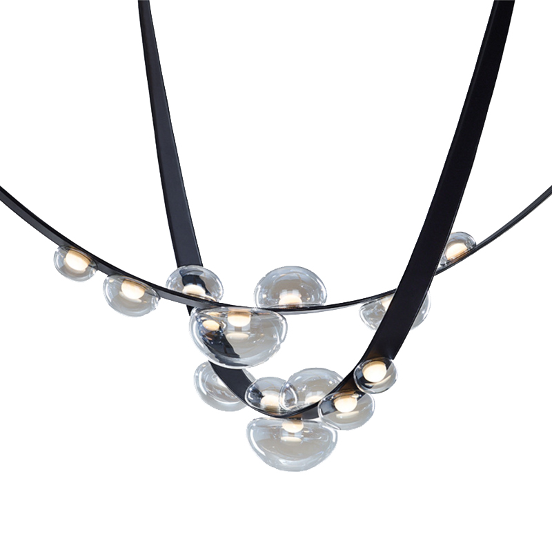 Drops Lamp Черный матовый Светло-серый Drops Lamp Черный матовый Светло-серый в Твери | Loft Concept
