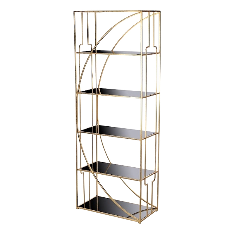 Стеллаж Shine Gold Золотой Желтый Стеллаж Shine Gold Золотой Желтый в Твери | Loft Concept