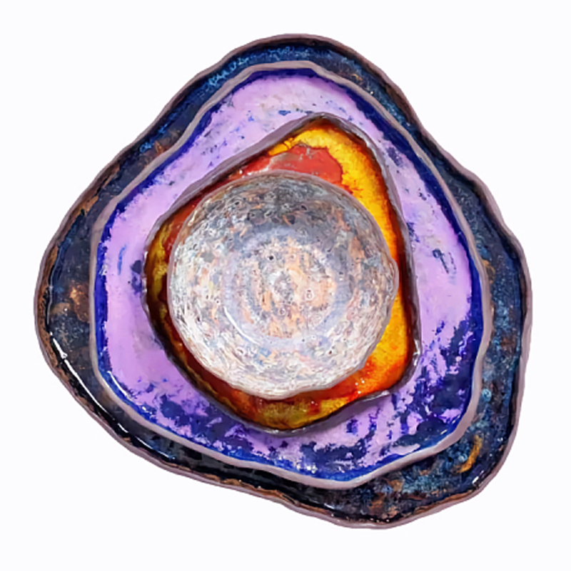 Сет из 3-х тарелок «LABRADORITE» Синий Оранжевый Серый Фиолетовый Сет из 3-х тарелок «LABRADORITE» Синий Оранжевый Серый Фиолетовый в Твери | Loft Concept