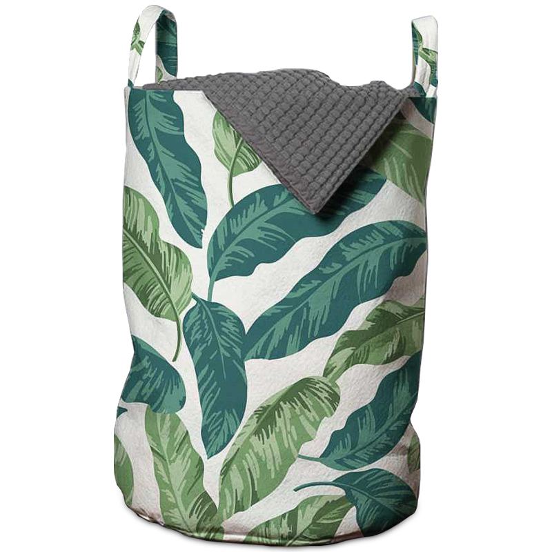 Корзина Leaf Fall Basket Зеленый Белый Корзина Leaf Fall Basket Зеленый Белый в Твери | Loft Concept