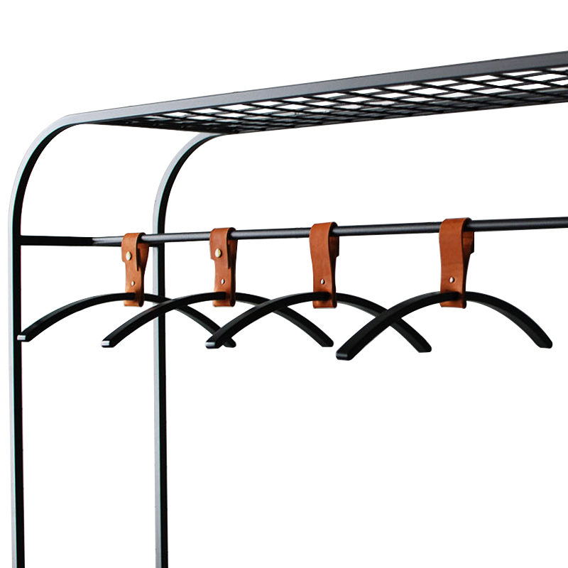 Плечики для одежды Amos Black Clothes Hanger Черный Коричневый Плечики для одежды Amos Black Clothes Hanger Черный Коричневый в Твери | Loft Concept