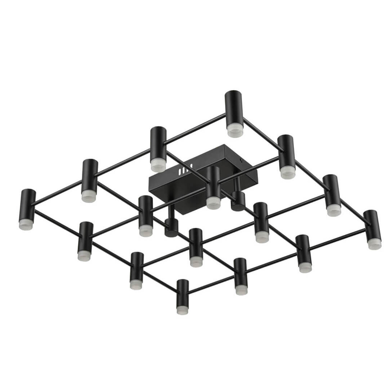 Потолочный светильник Rigor & Conciseness Lighting Round Plafond Black Белый Черный Потолочный светильник Rigor & Conciseness Lighting Round Plafond Black Белый Черный в Твери | Loft Concept