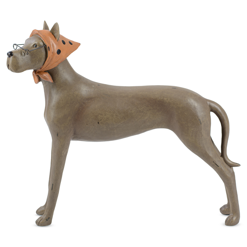 Статуэтка Clever Dog Коричневый Оранжевый Статуэтка Clever Dog Коричневый Оранжевый в Твери | Loft Concept