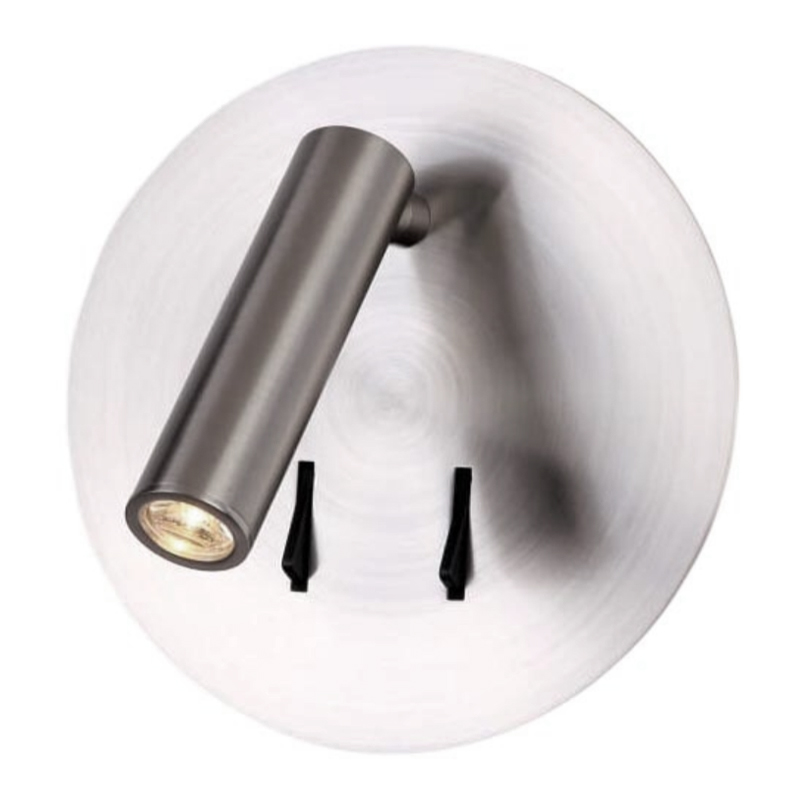 Настенный спот Nickel Circle Spot Wall Lamp Никель Настенный спот Nickel Circle Spot Wall Lamp Никель в Твери | Loft Concept