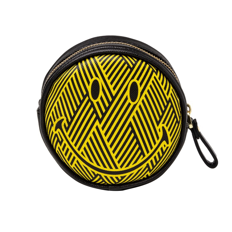 Косметичка Seletti Zig-Zag Smiley Желтый Черный Косметичка Seletti Zig-Zag Smiley Желтый Черный в Твери | Loft Concept