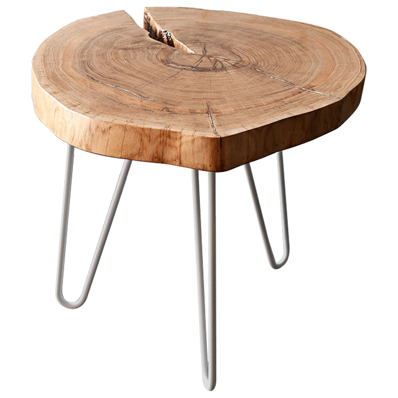 Кофейный стол Tierney Industrial Metal Rust Coffee Table Светлый дуб Белый Кофейный стол Tierney Industrial Metal Rust Coffee Table Светлый дуб Белый в Твери | Loft Concept