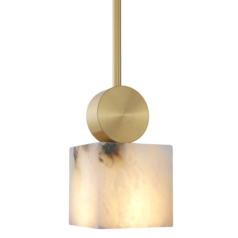 Подвесной светильник Eichholtz Chandelier Etruscan Square Латунь Белый Подвесной светильник Eichholtz Chandelier Etruscan Square Латунь Белый в Твери | Loft Concept