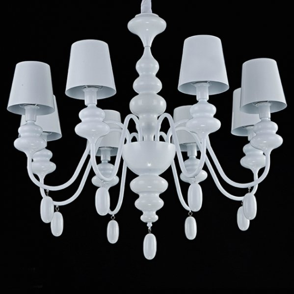 Люстра Masiero Eva Chandelier 8 Белый Люстра Masiero Eva Chandelier 8 Белый в Твери | Loft Concept