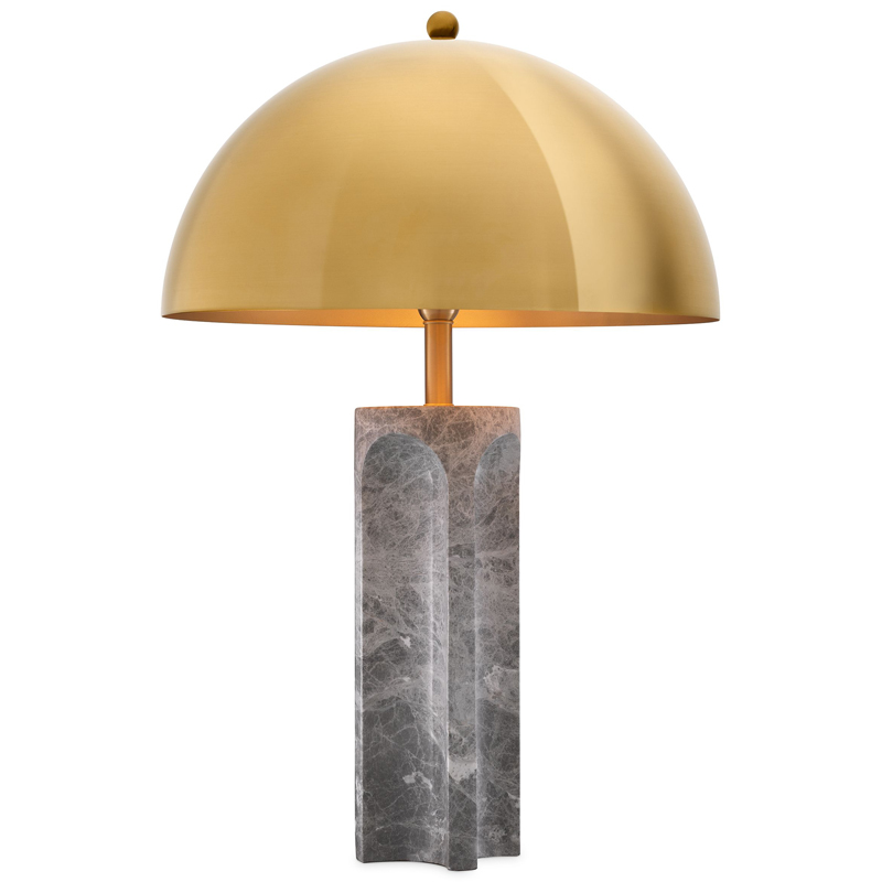 Настольная лампа Eichholtz Table Lamp Absolute Серый Латунь Античная полированная Настольная лампа Eichholtz Table Lamp Absolute Серый Латунь Античная полированная в Твери | Loft Concept