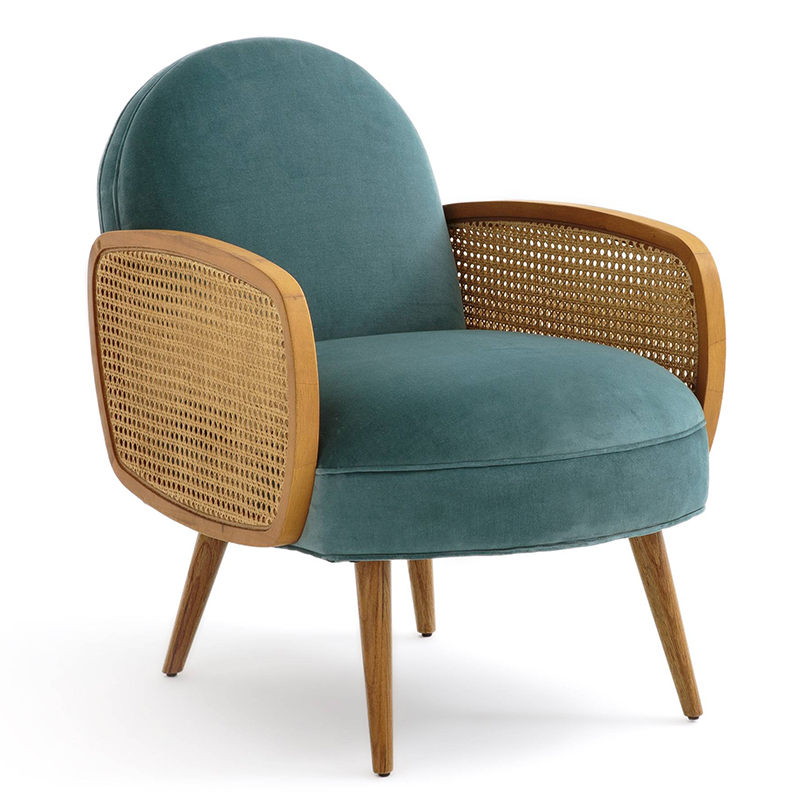 Кресло Morten Wicker Turquoise Armchair Бирюзовый Кресло Morten Wicker Turquoise Armchair Бирюзовый в Твери | Loft Concept