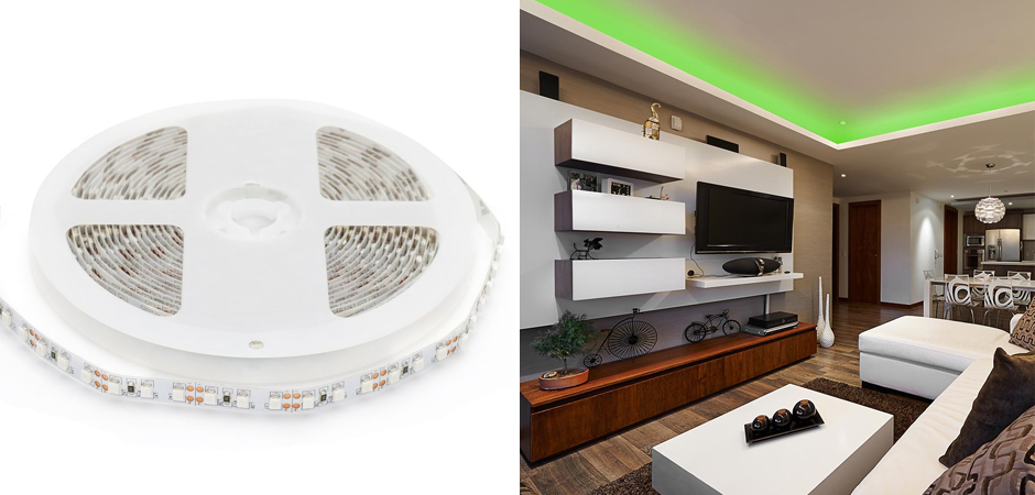 Светодиодная лента 9,6W/m 120LED/m 3528SMD зеленый 5M Светодиодная лента 9,6W/m 120LED/m 3528SMD зеленый 5M - Loft-Concept в Твери