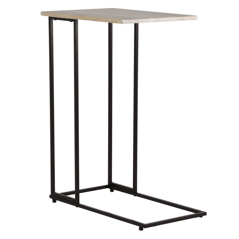 Приставной стол Industrial Oak Aubrey Side Table Черный Приставной стол Industrial Oak Aubrey Side Table Черный в Твери | Loft Concept