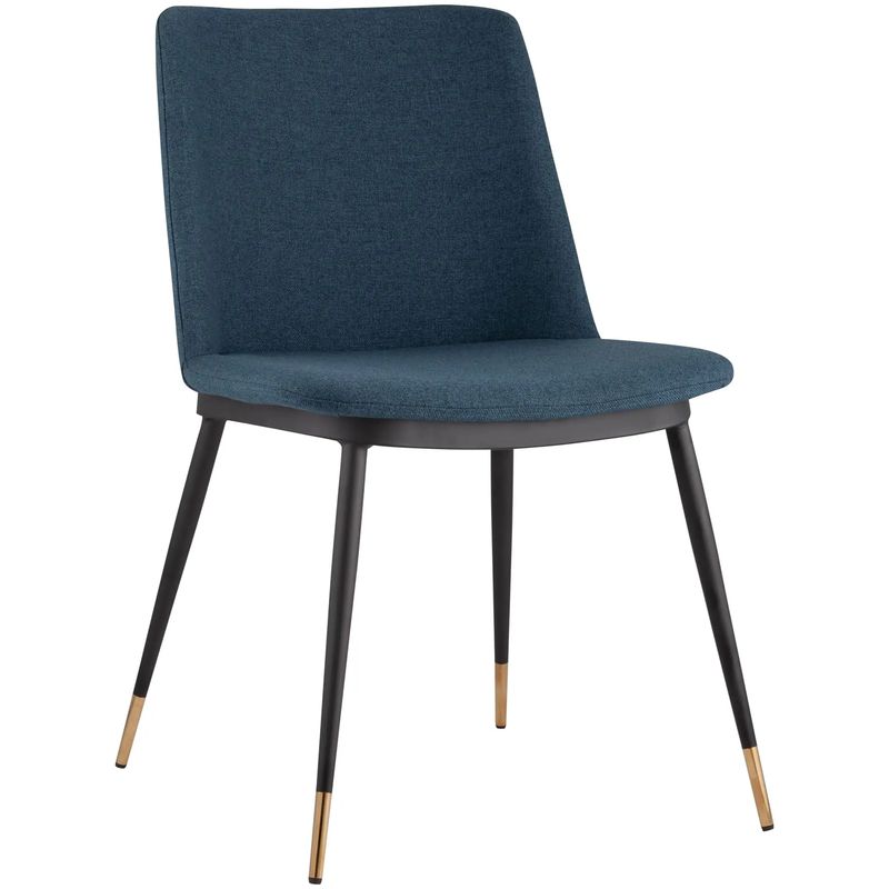 Стул Melissa  Chair Синяя Рогожка Синий Черный в Твери | Loft Concept 