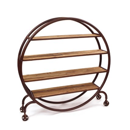 Стеллаж Industrial Metal Round Bookshelf Стеллаж Industrial Metal Round Bookshelf в Твери | Loft Concept