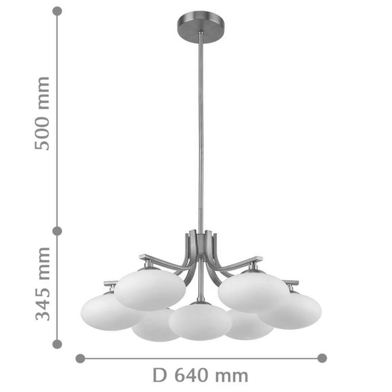 Oval Balls Mushrooms Chandelier 7 Brass Oval Balls Mushrooms Chandelier 7 Brass в Твери