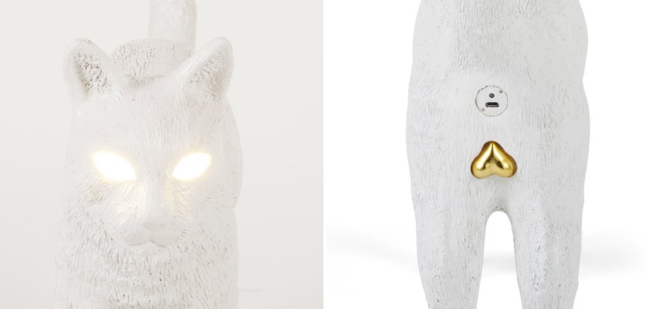 Лампа Seletti Jobby The Cat White Лампа Seletti Jobby The Cat White - Loft-Concept в Твери