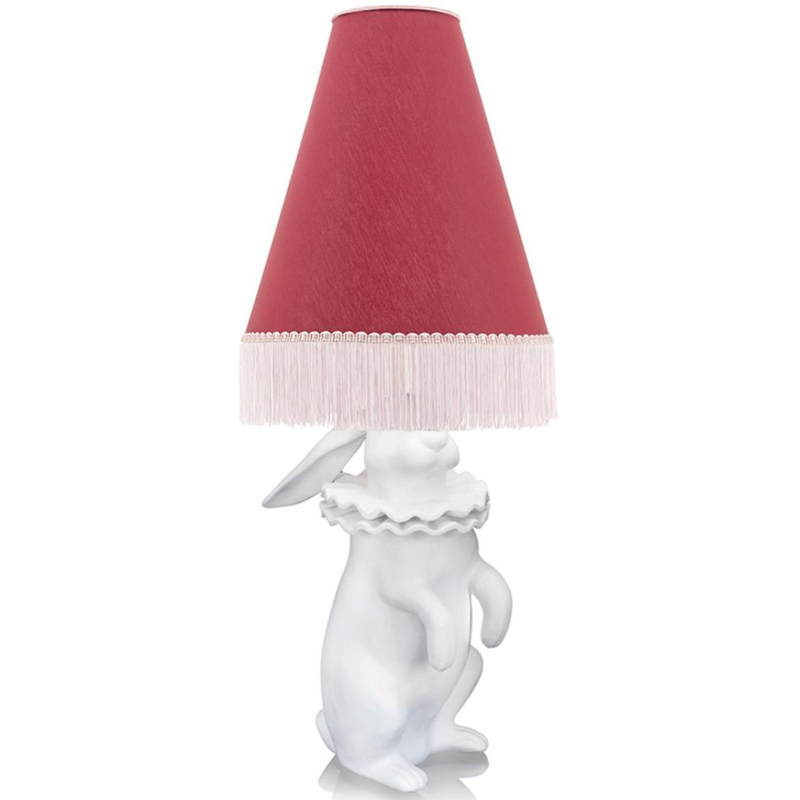 Настольная лампа Lamptable Rabbit Antique Pink Бургундский красный Розовый Белый Настольная лампа Lamptable Rabbit Antique Pink Бургундский красный Розовый Белый в Твери | Loft Concept