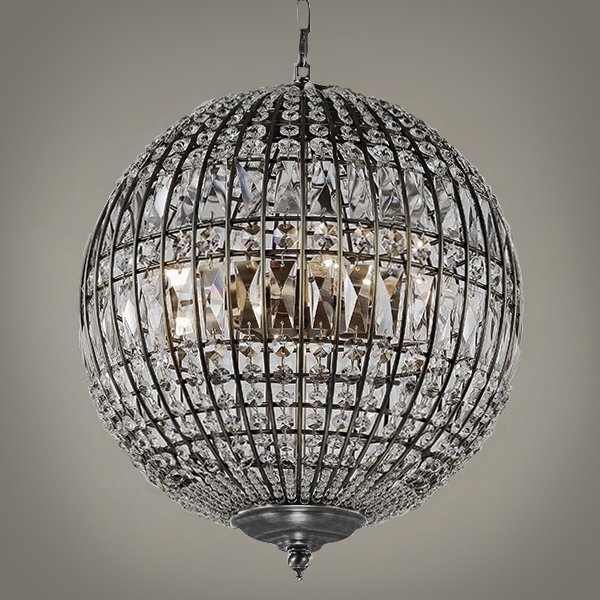 Люстра Gatsby Sphere Chandelier Silver Серебряный Люстра Gatsby Sphere Chandelier Silver Серебряный в Твери | Loft Concept