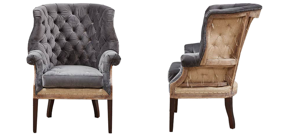 Кресло Gamilton Armchair Gray Кресло Gamilton Armchair Gray - Loft-Concept в Твери