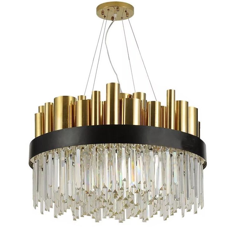 Люстра Luxurious Stainless Steel Nordic Chandelier Золотой Прозрачное Стекло Люстра Luxurious Stainless Steel Nordic Chandelier Золотой Прозрачное Стекло в Твери | Loft Concept