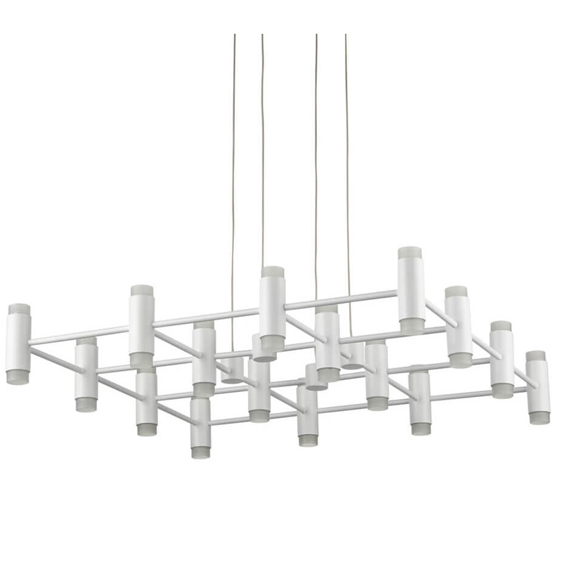 Люстра Rigor & Conciseness Lighting Round Plafond White Белый Люстра Rigor & Conciseness Lighting Round Plafond White Белый в Твери | Loft Concept