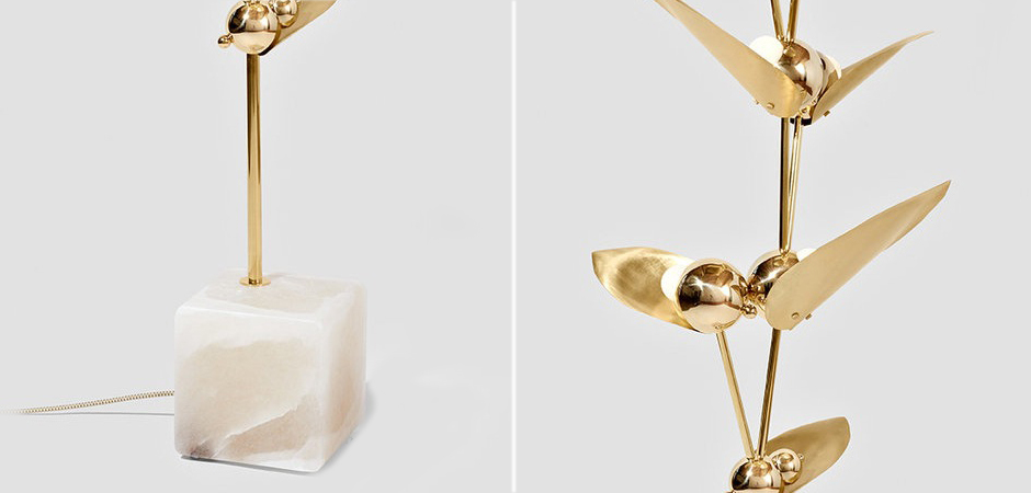 Торшер LAVRA Floor Lamp Gold Торшер LAVRA Floor Lamp Gold - Loft-Concept в Твери