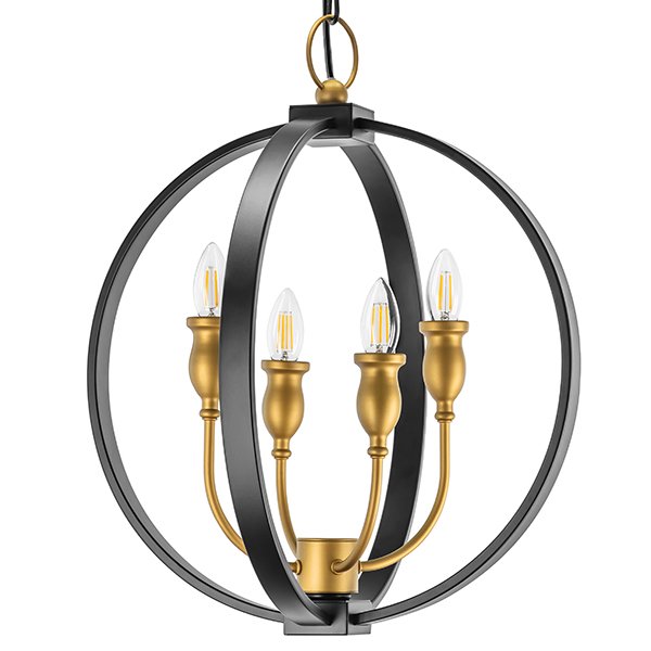 Люстра Olivier Frosted Gold Candles Черный Золотой Люстра Olivier Frosted Gold Candles Черный Золотой в Твери | Loft Concept