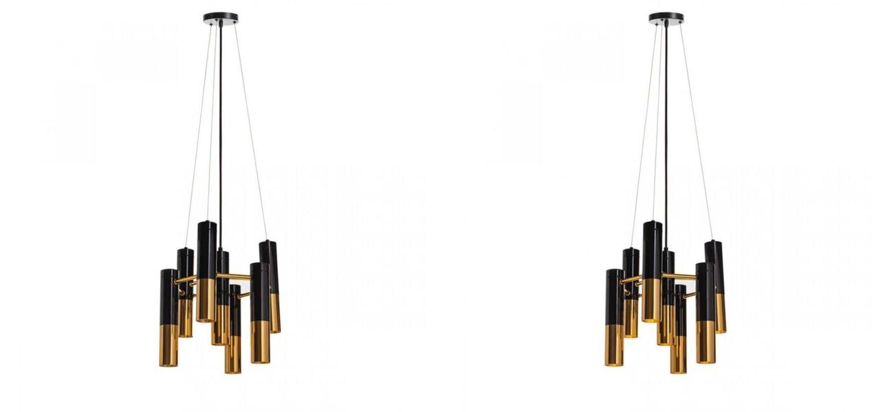 Люстра IKE Delightfull Pendant Черный цвет Диаметр 42 см - фото