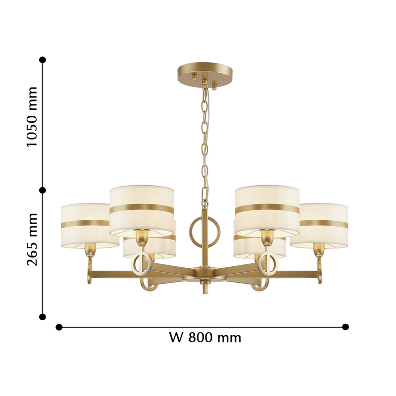 Люстра цвета матовое золото GUENAEL в Твери