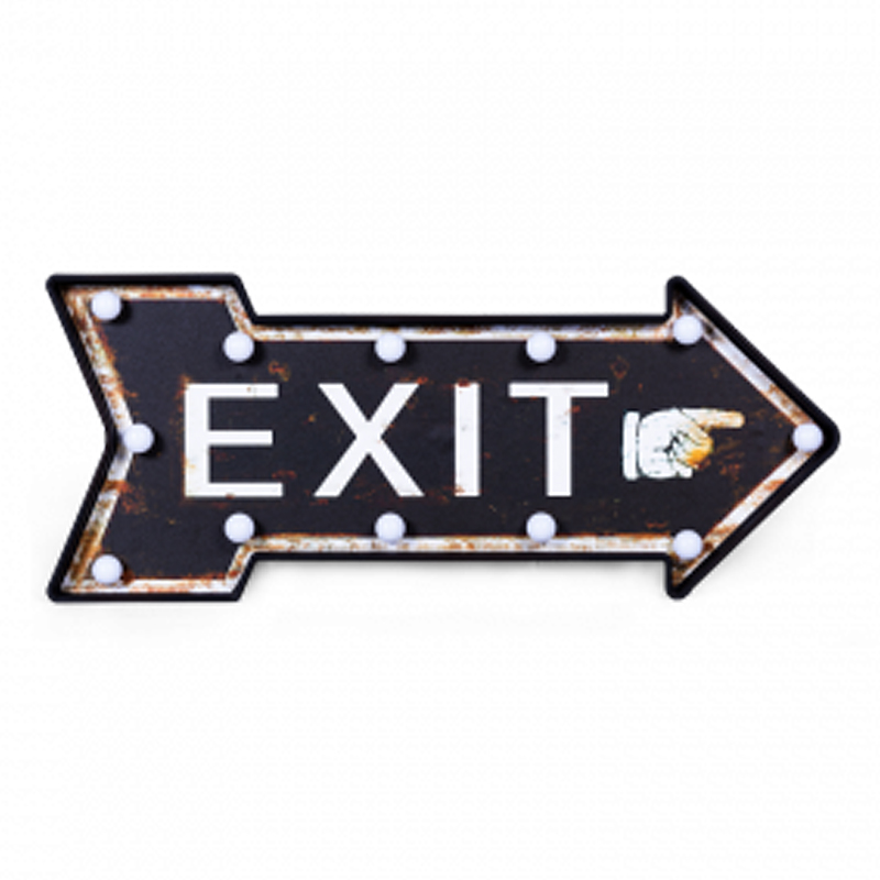 Аксессуар на стену Exit Белый Темно-синий Аксессуар на стену Exit Белый Темно-синий в Твери | Loft Concept