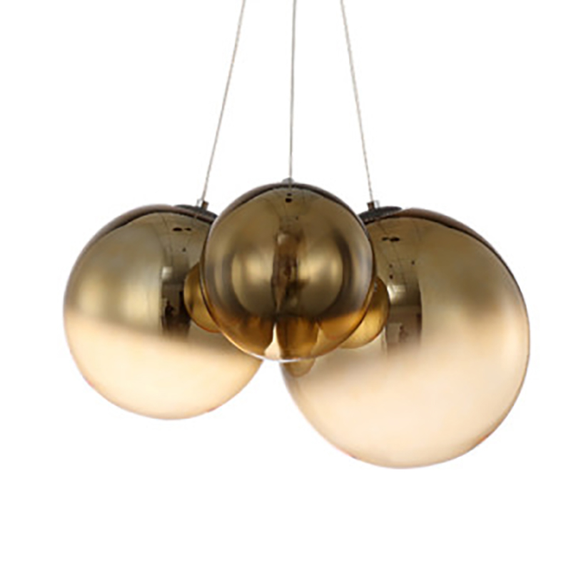 Светильник подвесной Golden balls lamp Золотой Светильник подвесной Golden balls lamp Золотой в Твери | Loft Concept