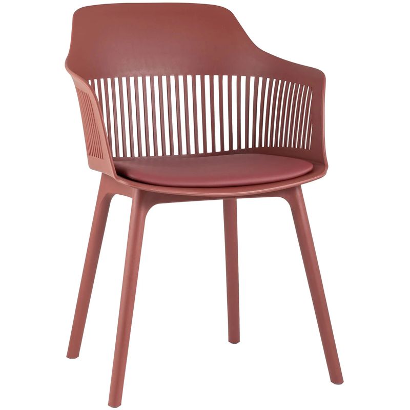 Стул Crocus Chair Терракотовый цвет Подушка эко-кожа Терракотовый Стул Crocus Chair Терракотовый цвет Подушка эко-кожа Терракотовый в Твери | Loft Concept