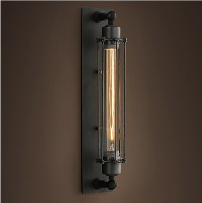 Бра настенное Loft Industrial Edison Cage Momo Графит Черный Бра настенное Loft Industrial Edison Cage Momo Графит Черный в Твери | Loft Concept