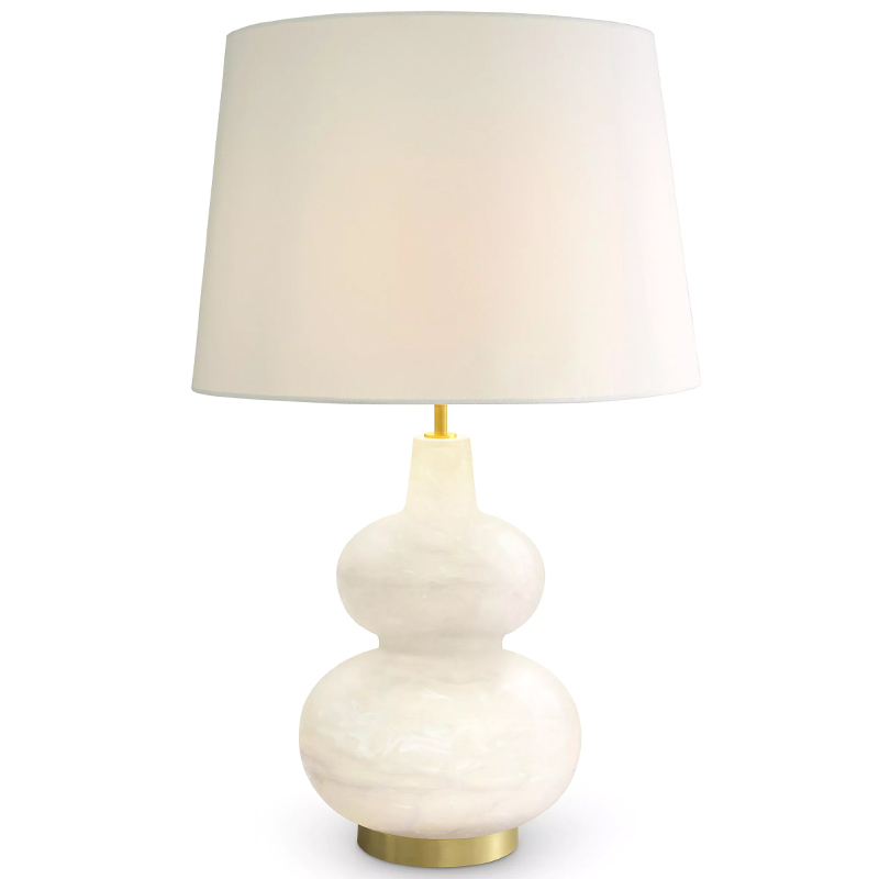 Настольная лампа Eichholtz Table Lamp Cavo Бежевый Латунь Настольная лампа Eichholtz Table Lamp Cavo Бежевый Латунь в Твери | Loft Concept