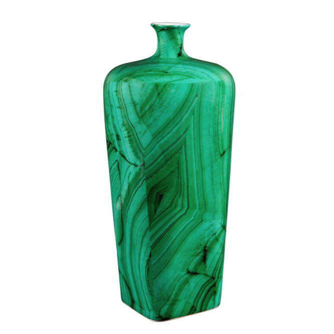 Ваза Malachite Vase flask Малахит Ваза Malachite Vase flask Малахит в Твери | Loft Concept